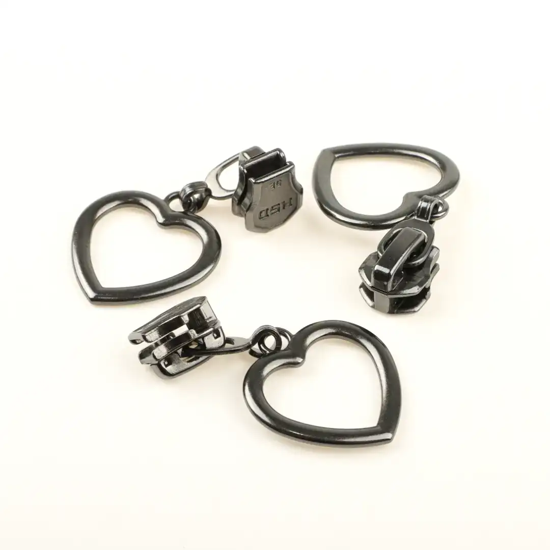 Black nickel  Metal Zipper Puller for Overcoat buy garments accessories in bulk from China wholesaler at wholesale price free worldwide shipping Alibaba