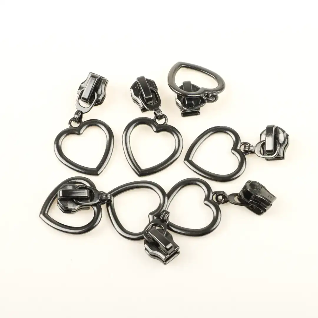 Black nickel  Metal Zipper Puller for Overcoat buy garments accessories in bulk from China wholesaler at wholesale price free worldwide shipping Alibaba