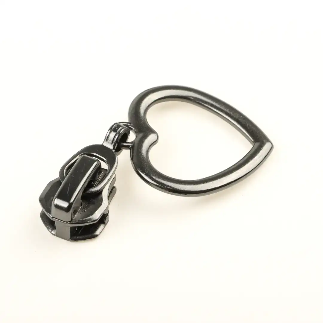 Black nickel  Metal Zipper Puller for Overcoat buy garments accessories in bulk from China wholesaler at wholesale price free worldwide shipping Alibaba