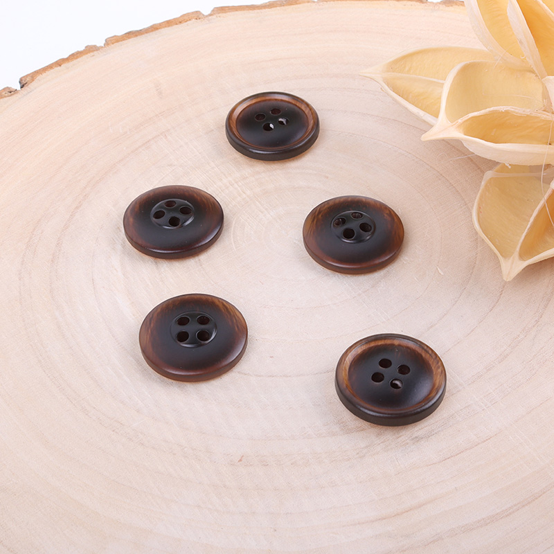 Brown 4 holes Resin Button for Denim Jackets,Jackets,Blazer,Trench Coat,Down Jacket,Overcoat,Suit buy garments accessories in bulk from China wholesaler at wholesale price free worldwide shipping Alibaba