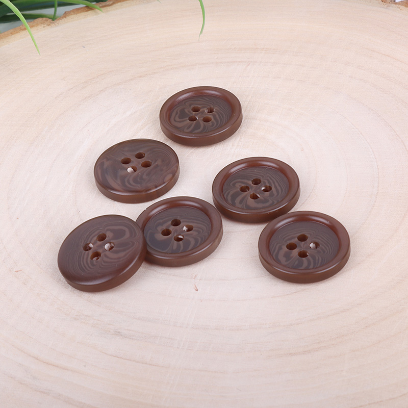 Brown 4 holes Resin Button for Denim Jackets,Jackets,Blazer,Trench Coat,Down Jacket,Overcoat,Suit buy garments accessories in bulk from China wholesaler at wholesale price free worldwide shipping Alibaba