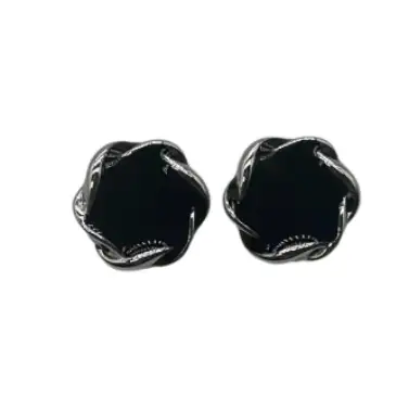 Silver 1 holes Metal Button for Jackets buy garments accessories in bulk from China wholesaler at wholesale price free worldwide shipping Alibaba