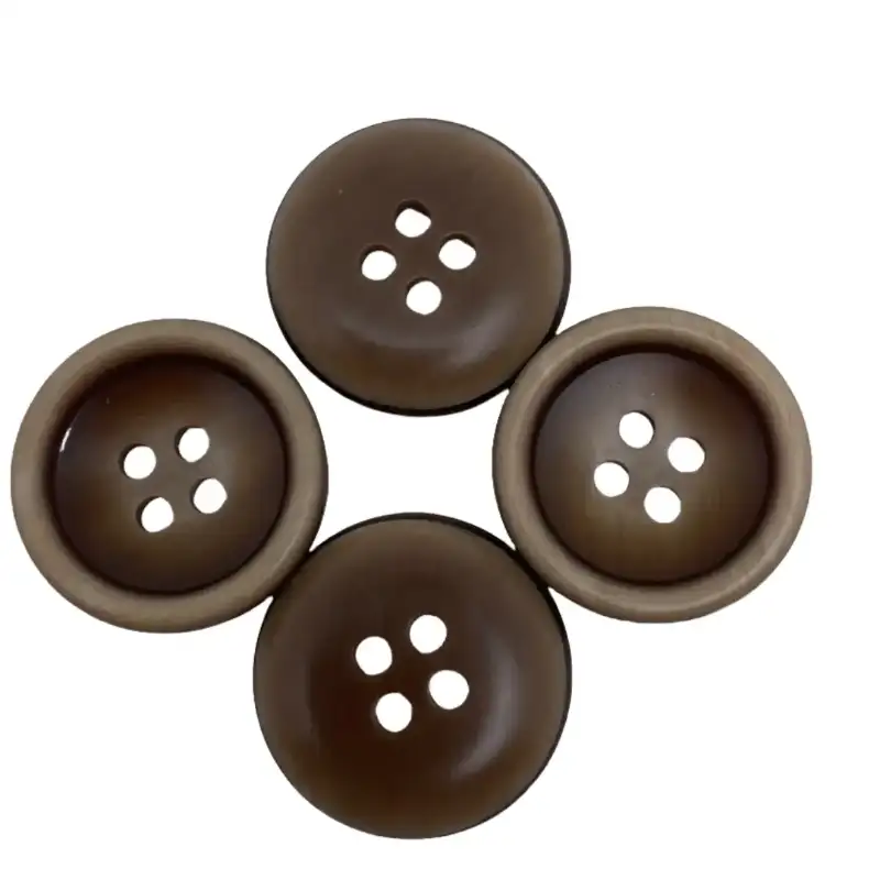Brown 4 holes Resin Button for Shirt,Pants,Denim Jacket,Suit Trouser,Jackets,Blazer buy garments accessories in bulk from China wholesaler at wholesale price free worldwide shipping Alibaba