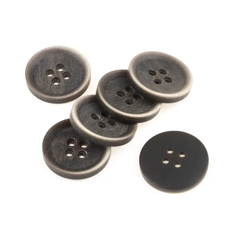 Black 4 holes Resin Button for Shirt,Overcoat buy garments accessories in bulk from China wholesaler at wholesale price free worldwide shipping Alibaba