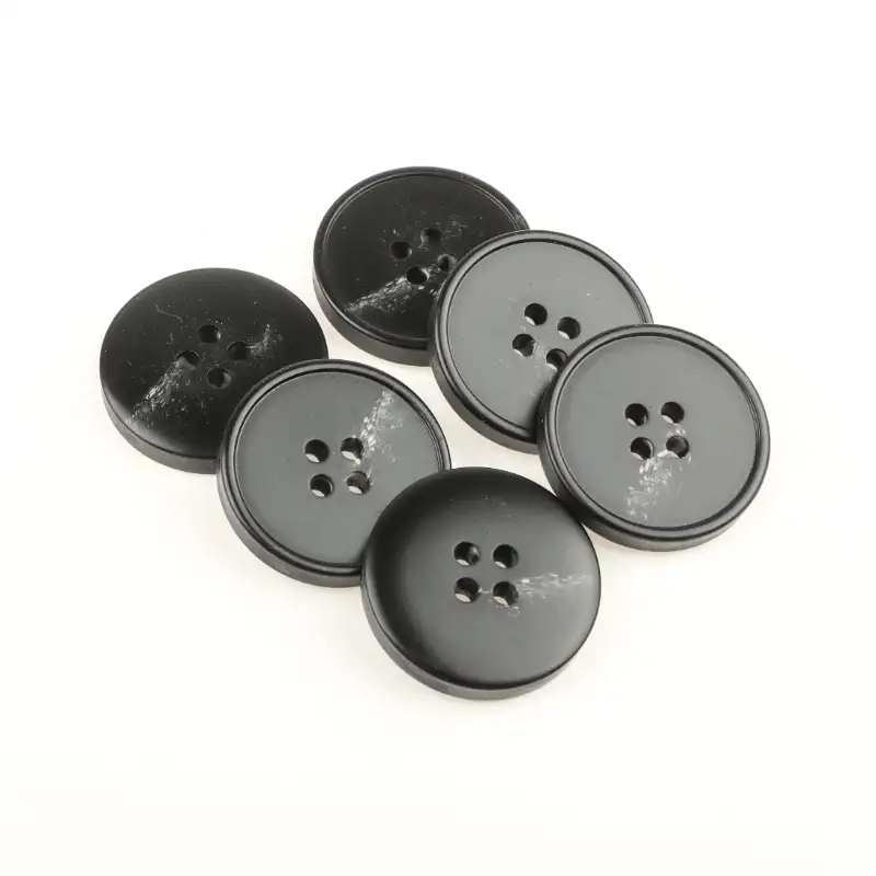 Black 4 holes Resin Button for Shirt,Overcoat buy garments accessories in bulk from China wholesaler at wholesale price free worldwide shipping Alibaba