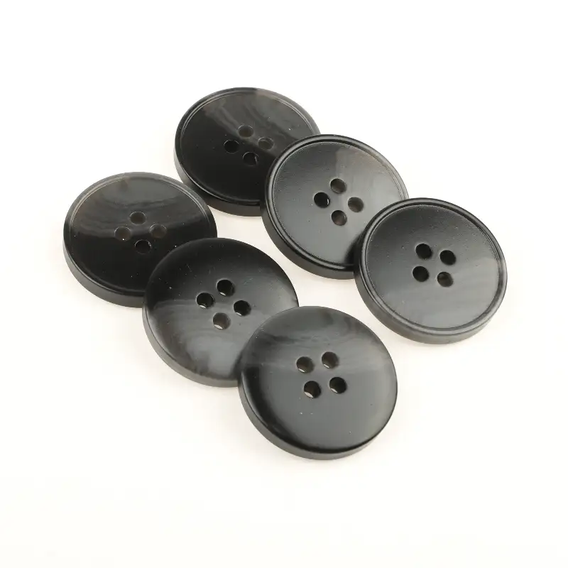 Black 4 holes Resin Button for Shirt,Overcoat buy garments accessories in bulk from China wholesaler at wholesale price free worldwide shipping Alibaba