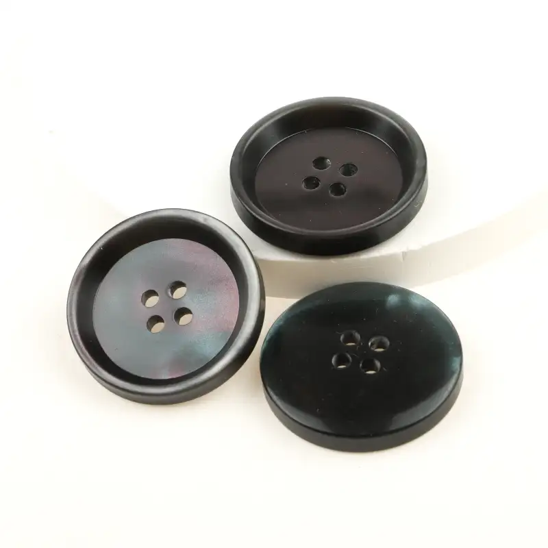 Black 4 holes Resin Button for Shirt,Overcoat buy garments accessories in bulk from China wholesaler at wholesale price free worldwide shipping Alibaba