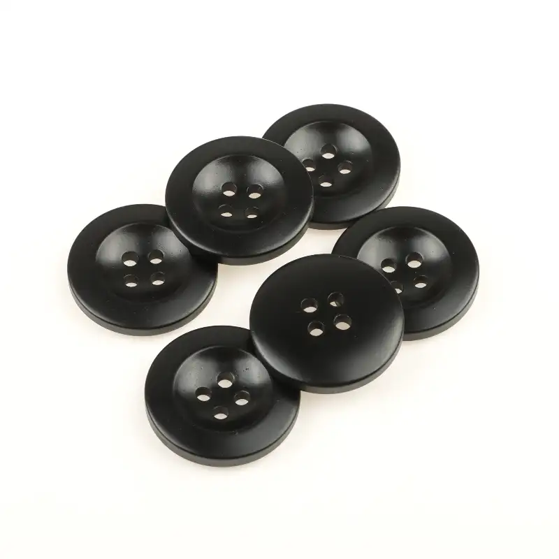 Black 4 holes Resin Button for Shirt,Overcoat buy garments accessories in bulk from China wholesaler at wholesale price free worldwide shipping Alibaba