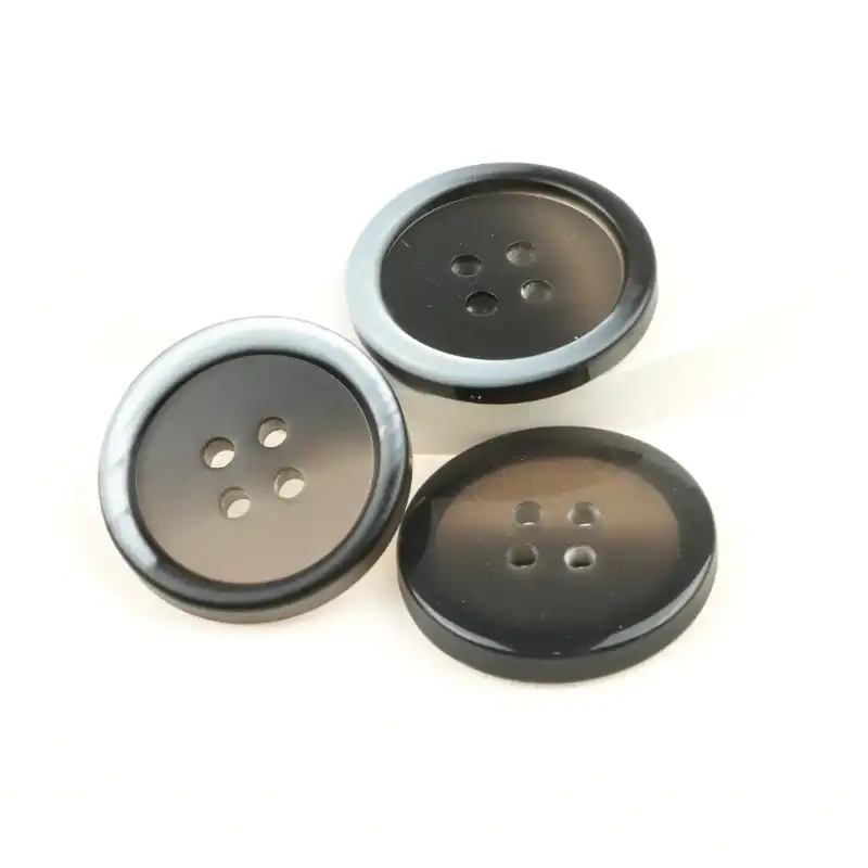 Black 4 holes Resin Button for Shirt,Overcoat buy garments accessories in bulk from China wholesaler at wholesale price free worldwide shipping Alibaba