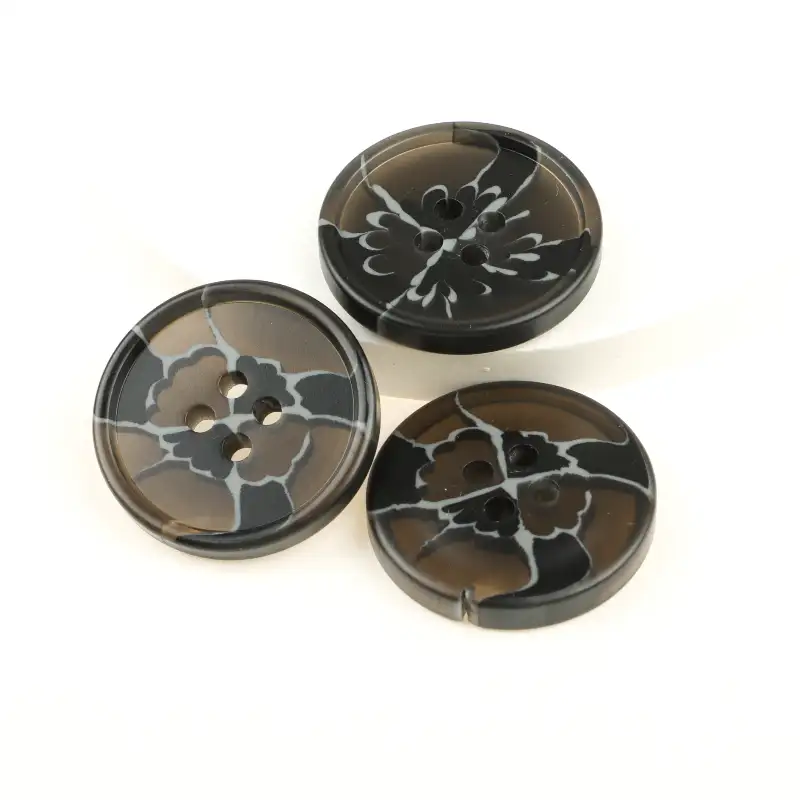 Black 4 holes Resin Button for Shirt,Overcoat buy garments accessories in bulk from China wholesaler at wholesale price free worldwide shipping Alibaba
