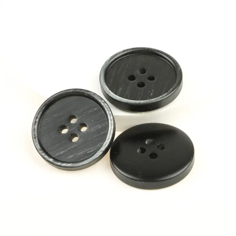 Black 4 holes Resin Button for Shirt,Overcoat buy garments accessories in bulk from China wholesaler at wholesale price free worldwide shipping Alibaba