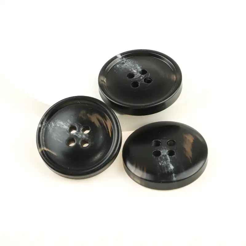 Black 4 holes Resin Button for Shirt,Overcoat buy garments accessories in bulk from China wholesaler at wholesale price free worldwide shipping Alibaba