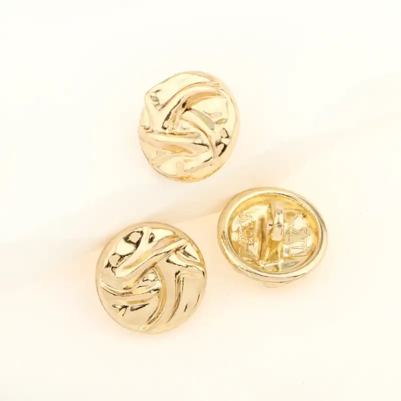 Gold 1 holes Metal Button for Shirt,Overcoat buy garments accessories in bulk from China wholesaler at wholesale price free worldwide shipping Alibaba