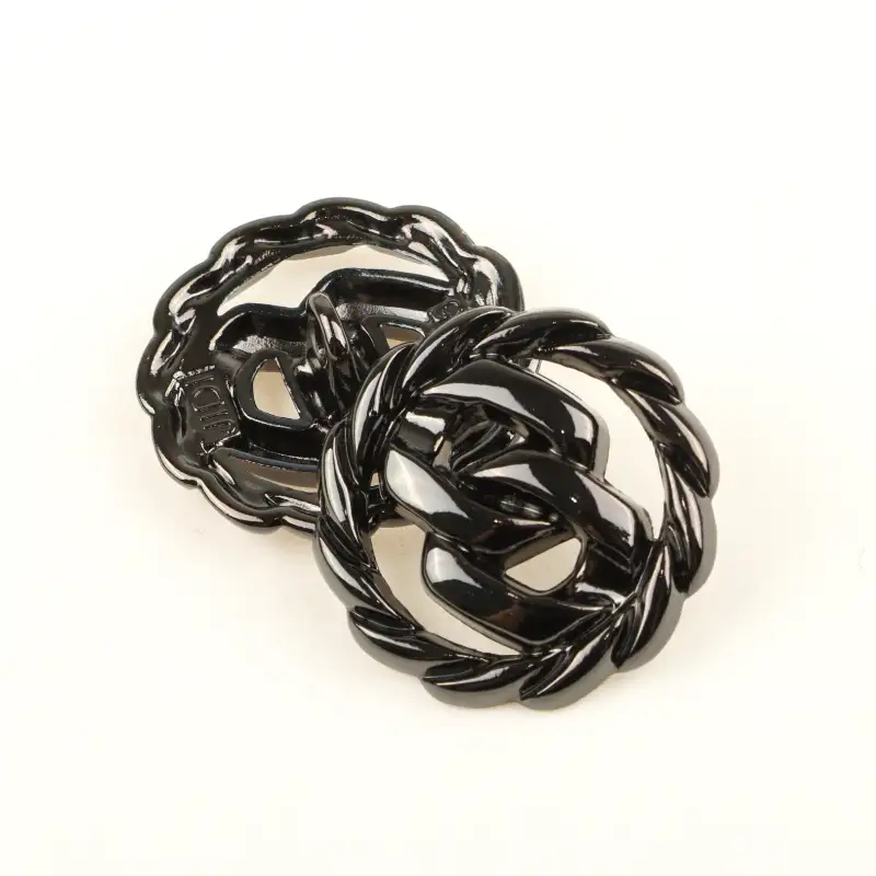 Black 1 holes Metal Button for Shirt,Overcoat buy garments accessories in bulk from China wholesaler at wholesale price free worldwide shipping Alibaba