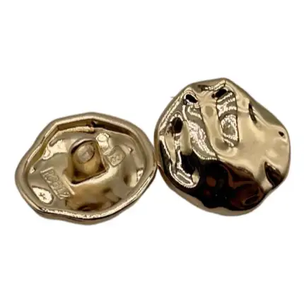 Gold 1 holes Metal Button for Jackets,Blouse buy garments accessories in bulk from China wholesaler at wholesale price free worldwide shipping Alibaba