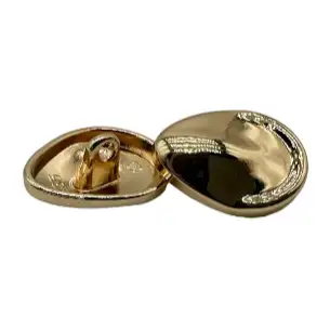 Gold 1 holes Metal Button for Jackets,Blouse buy garments accessories in bulk from China wholesaler at wholesale price free worldwide shipping Alibaba