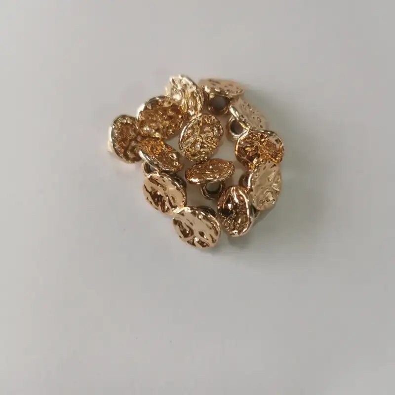 golden&white 1 holes Plastic Button for Blouse buy garments accessories in bulk from China wholesaler at wholesale price free worldwide shipping Alibaba