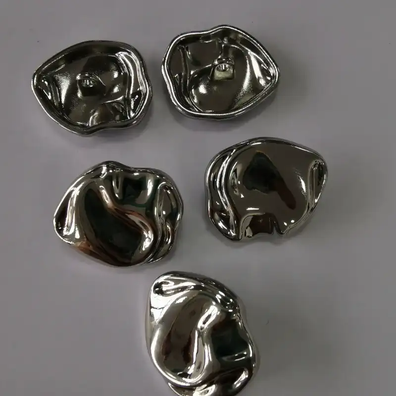 grey 2 holes Metal Button for Blouse buy garments accessories in bulk from China wholesaler at wholesale price free worldwide shipping Alibaba