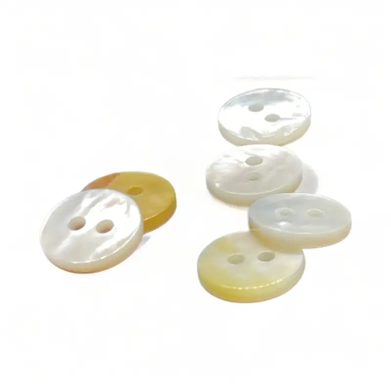 White 2 holes Shell Button for Shirt,Pants,Denim Jacket,Suit Trouser,Jackets,Blazer,T-Shirt,Polo Shirt,Blouse buy garments accessories in bulk from China wholesaler at wholesale price free worldwide shipping Alibaba