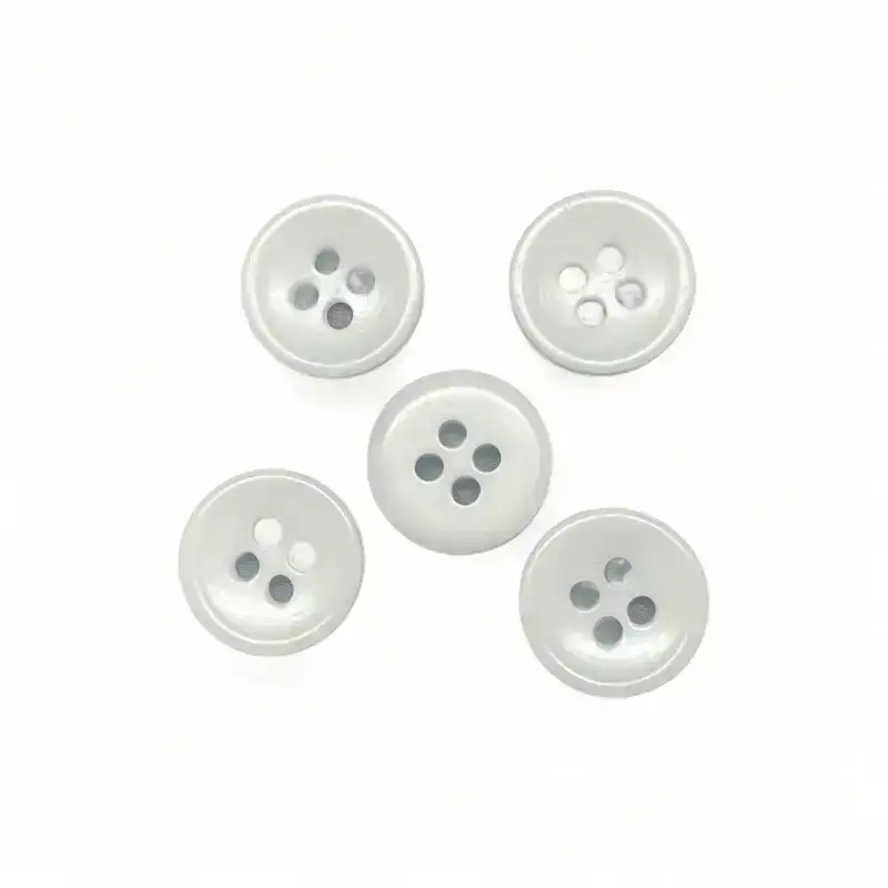 White 4 holes Resin Button for Shirt,Pants,Denim Jacket,Suit Trouser,Jackets,Blazer,T-Shirt,Polo Shirt,Tank Top,Blouse,Crop Top buy garments accessories in bulk from China wholesaler at wholesale price free worldwide shipping Alibaba