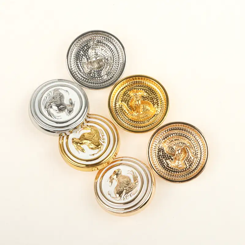 Multicolor 1 holes Metal Button for Shirt,Overcoat,Suit buy garments accessories in bulk from China wholesaler at wholesale price free worldwide shipping Alibaba