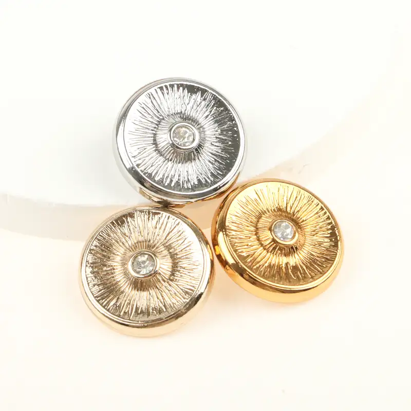 Multicolor 1 holes Metal Button for Shirt,Overcoat,Suit buy garments accessories in bulk from China wholesaler at wholesale price free worldwide shipping Alibaba