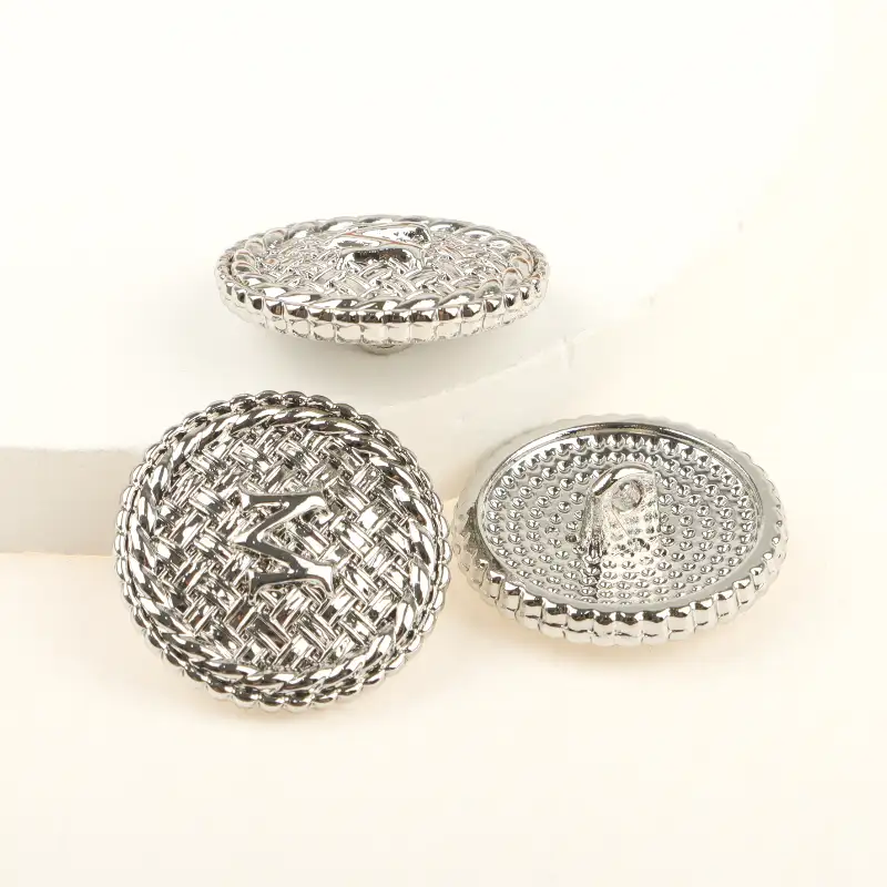 Silver 1 holes Metal Button for Shirt,Overcoat,Suit buy garments accessories in bulk from China wholesaler at wholesale price free worldwide shipping Alibaba