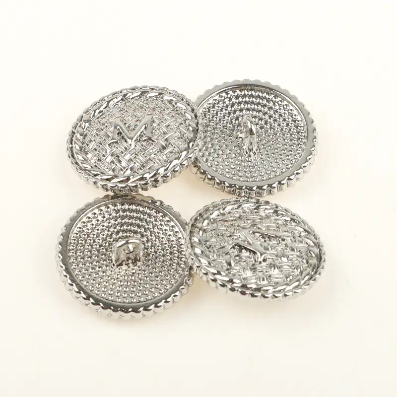Silver 1 holes Metal Button for Shirt,Overcoat,Suit buy garments accessories in bulk from China wholesaler at wholesale price free worldwide shipping Alibaba