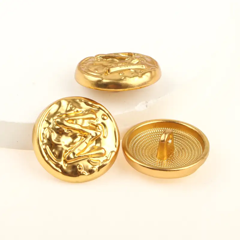 Gold 1 holes Metal Button for Shirt,Overcoat,Suit buy garments accessories in bulk from China wholesaler at wholesale price free worldwide shipping Alibaba