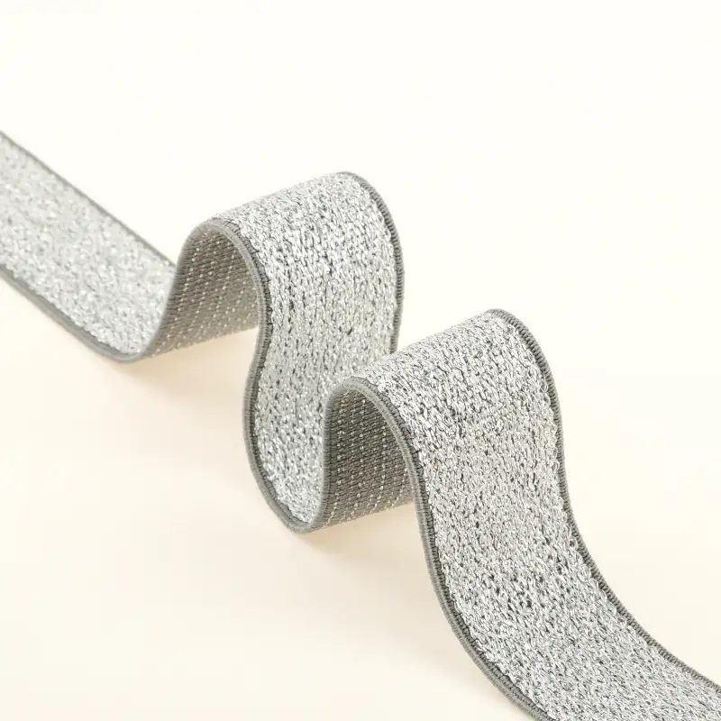 Silver  Polyester Elastic / Tape for Shirt,Overcoat,Suit buy garments accessories in bulk from China wholesaler at wholesale price free worldwide shipping Alibaba