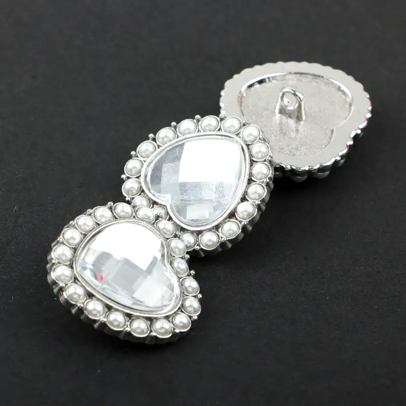 Silver 1 holes Metal Button for Overcoat buy garments accessories in bulk from China wholesaler at wholesale price free worldwide shipping Alibaba