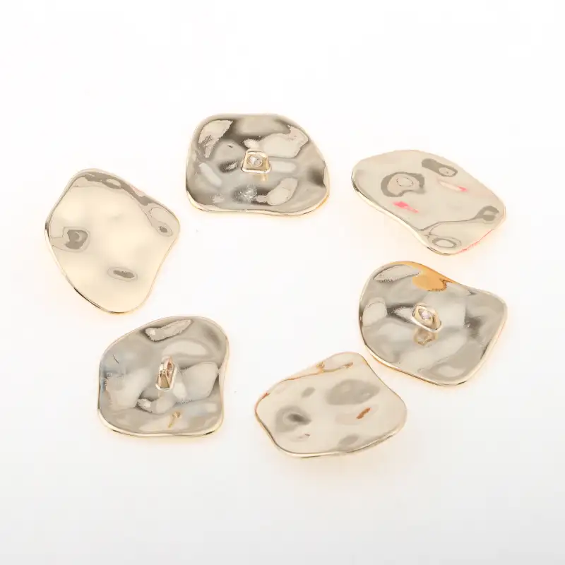 Gold 1 holes Metal Button for Overcoat buy garments accessories in bulk from China wholesaler at wholesale price free worldwide shipping Alibaba