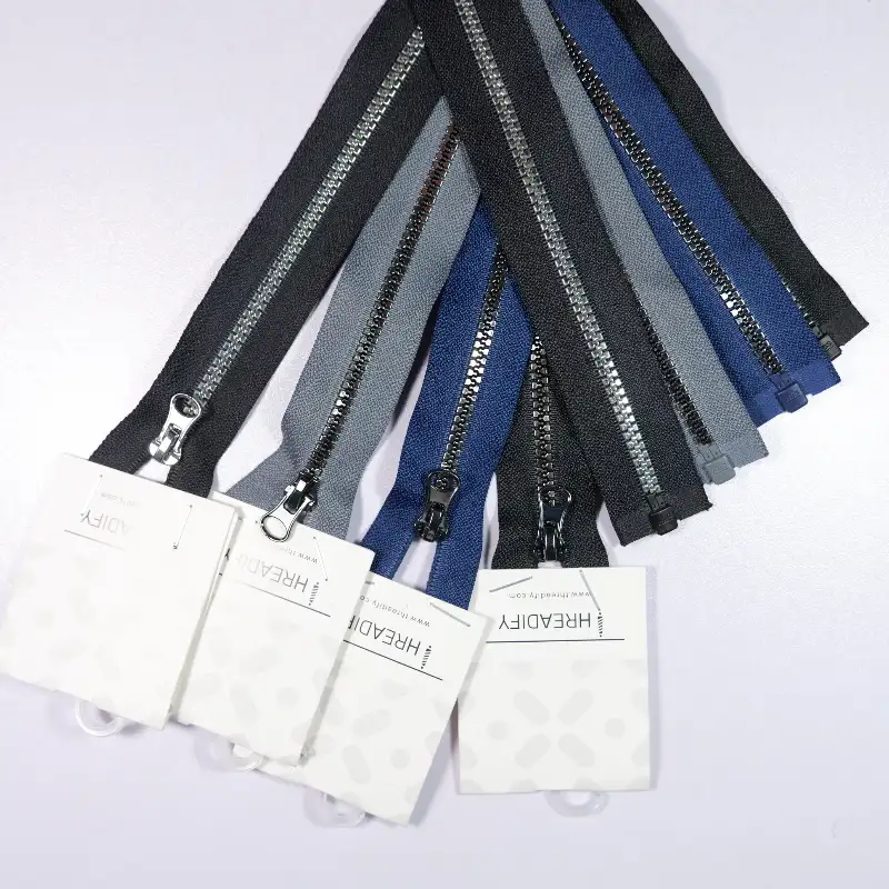 grey Open Plastic Zipper for Interlining buy garments accessories in bulk from China wholesaler at wholesale price free worldwide shipping Alibaba