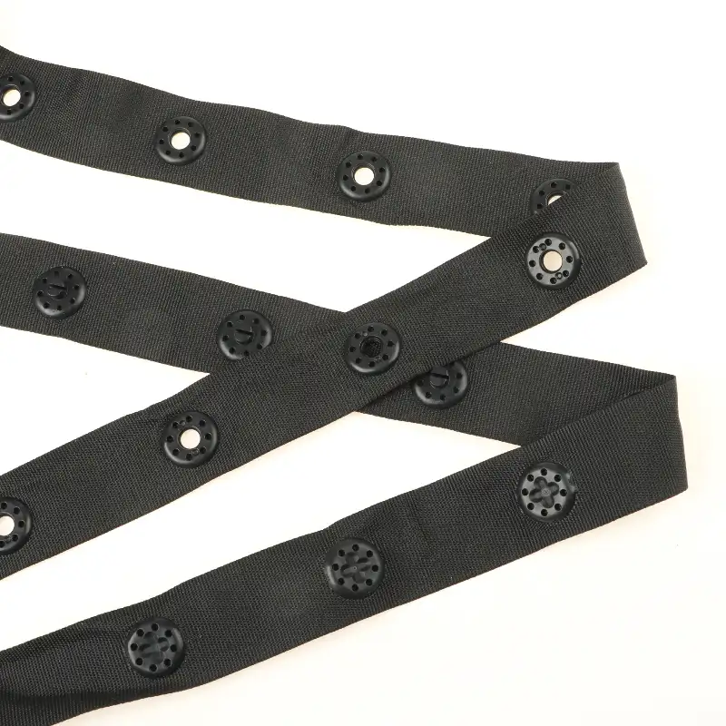 Black  Polyester Elastic / Tape for Jump suit buy garments accessories in bulk from China wholesaler at wholesale price free worldwide shipping Alibaba