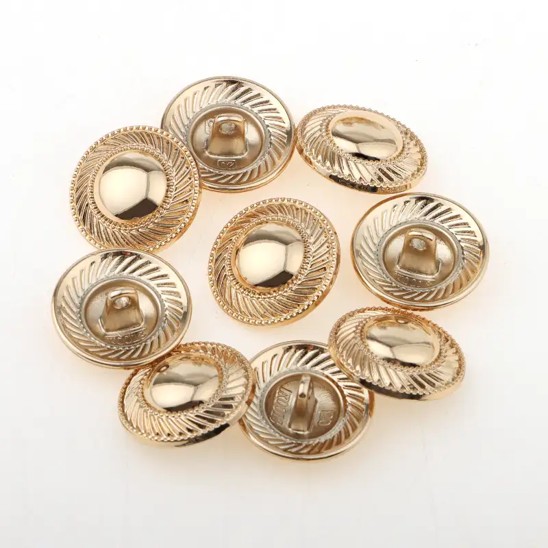 Gold 1 holes Metal Button for Overcoat buy garments accessories in bulk from China wholesaler at wholesale price free worldwide shipping Alibaba