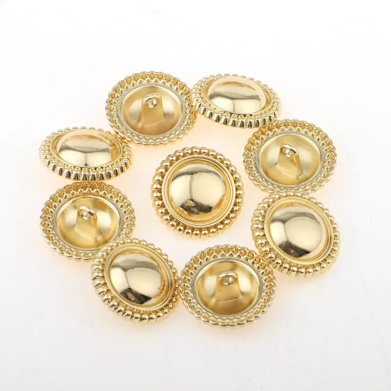 Gold 1 holes Metal Button for Overcoat buy garments accessories in bulk from China wholesaler at wholesale price free worldwide shipping Alibaba