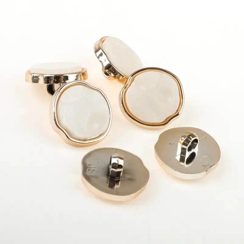Light Gold 1 holes Plastic Button for Overcoat buy garments accessories in bulk from China wholesaler at wholesale price free worldwide shipping Alibaba