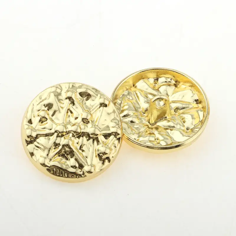 Gold 1 holes Metal Button for Overcoat buy garments accessories in bulk from China wholesaler at wholesale price free worldwide shipping Alibaba