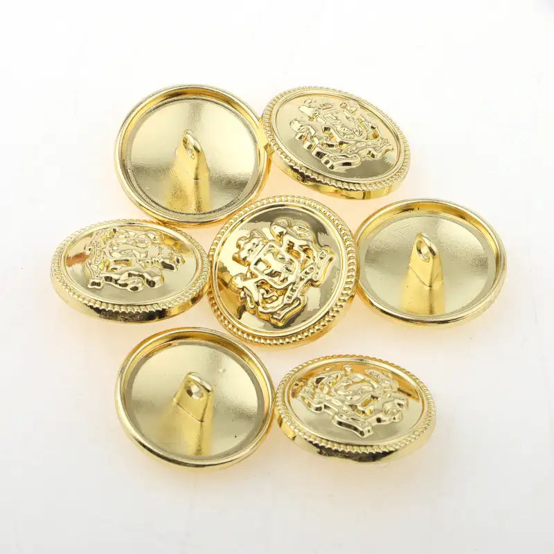 Gold 1 holes Metal Button for Overcoat buy garments accessories in bulk from China wholesaler at wholesale price free worldwide shipping Alibaba