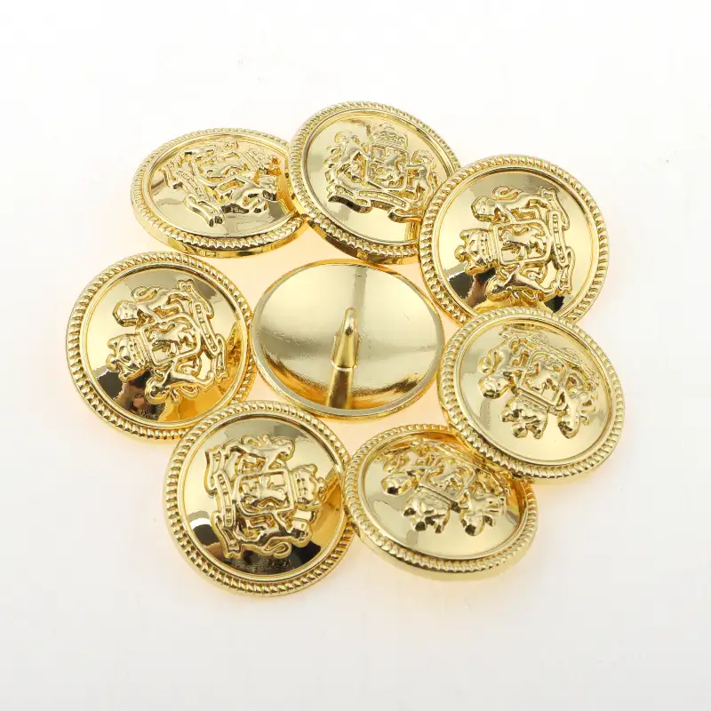 Gold 1 holes Metal Button for Overcoat buy garments accessories in bulk from China wholesaler at wholesale price free worldwide shipping Alibaba
