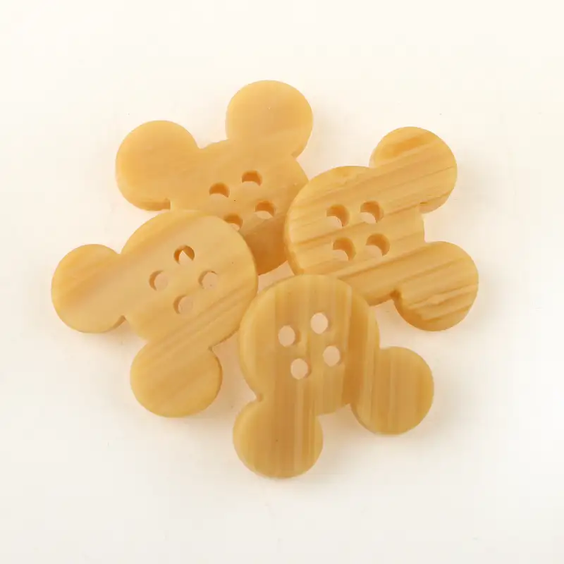 Wood-look color 4 holes Resin Button for T-Shirt buy garments accessories in bulk from China wholesaler at wholesale price free worldwide shipping Alibaba