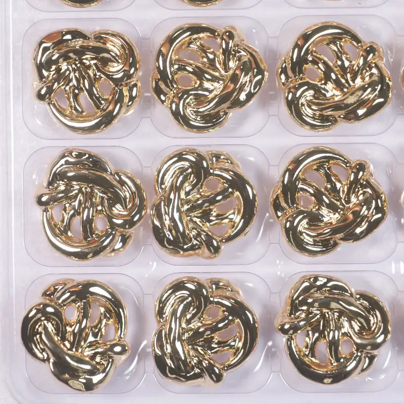 golden 1 holes Metal Button for Blouse buy garments accessories in bulk from China wholesaler at wholesale price free worldwide shipping Alibaba